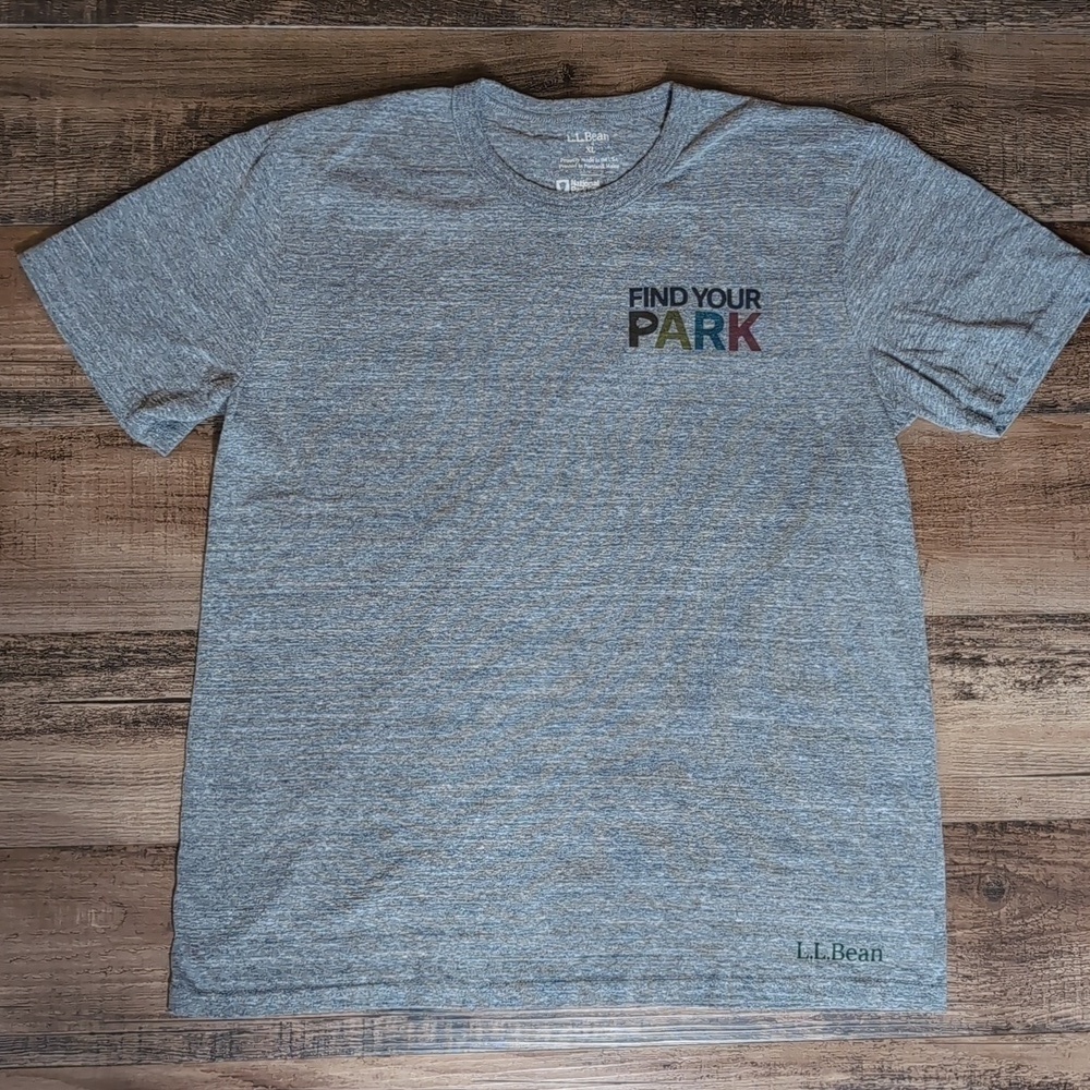 L.L. Bean X National Park Foundation T-shirt Size Unisex In Gray -Find Your Park
